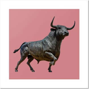 Prancing Bull Statue Posters and Art